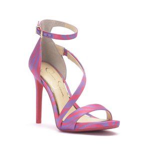 Womens Rayli High Heel Sandal in Pink Zebra | Jessica Simpson Sandals